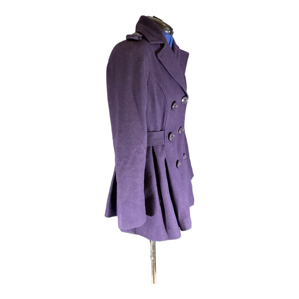 Miss Sixty M60 Purple Wool Coat Size S - Picture 3 of 7